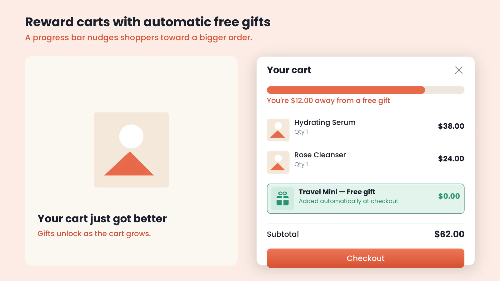 Free gifts in the Cinch product