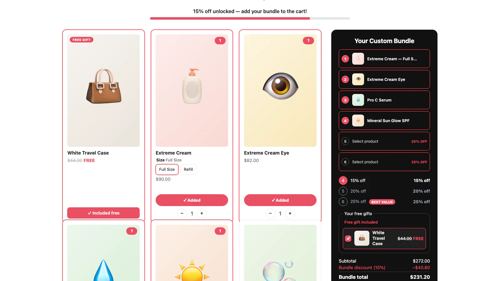 Boutique storefront design preview