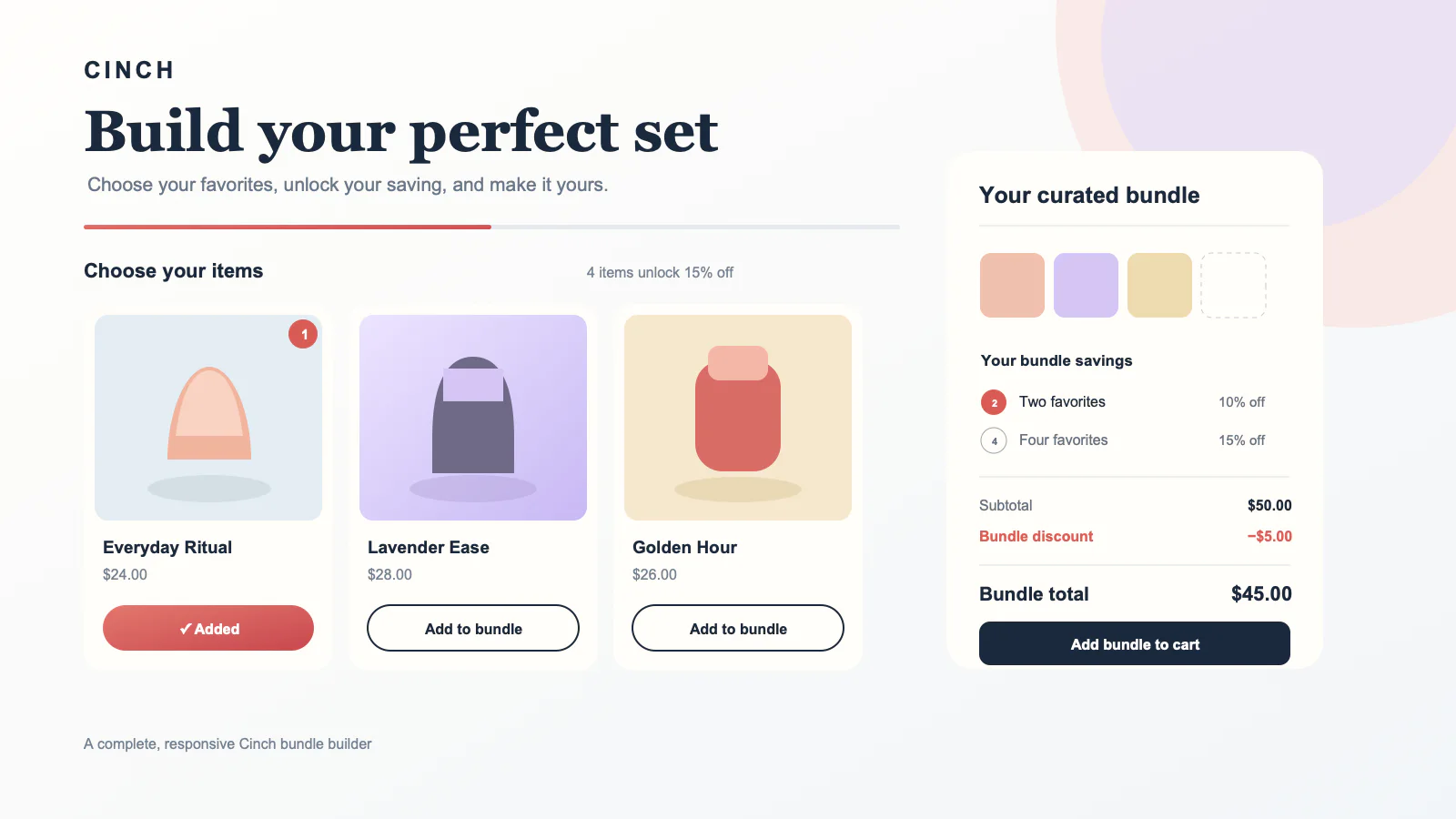 Editorial storefront design preview